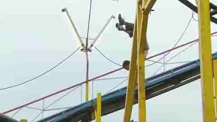 Parkour На Увеселително Влакче