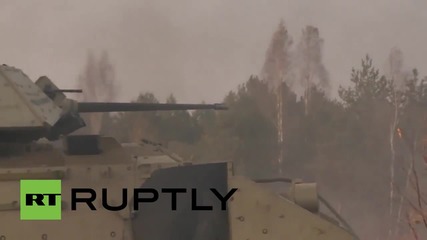 Lithuania: US armour flaunts its firepower in live-fire drills