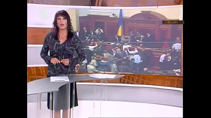 Масов бой на депутатите в парламента на Украйна