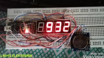 Merangkai Jam Digital (Arduino clock with RTC)