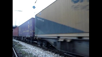 45 186 с Международен Товарен Влак след Гара Подуяне