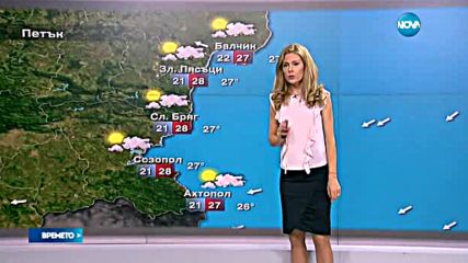 Прогноза за времето (15.07.2016 - обедна емисия)