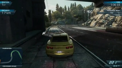 Need For Speed Most Wanted 2012 - Chevrolet Camaro Zl1 (2012) - Sprint Eastward