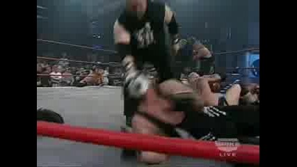 TNA: Sting, Christian Cage, Kevin Nash & Rhino vs. AJ Styles, Bubba Ray, Devon & Travis Tomko