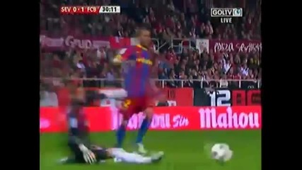 13.03.2011 Севиля 0 - 1 Барселона гол на Боян Къркич