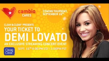 Demi Lovato Live concert (preview Clean and Clear) 