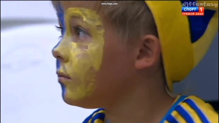 Буря на Евро 2012 ! Спря мача Украйна - Франция за един час