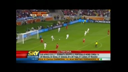 Португалия разгроми Северна Корея 7:0 