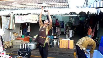 Как охлаждат чай в Тайланд 