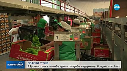 Иззеха 400 тона токсични храни, внесени от Турция в Гърция