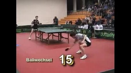 Супер яко разиграване по тенис на маса