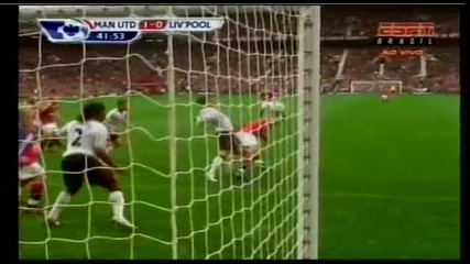 Manchester United 1 - 0 Liverpool (berbatov) 