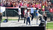 Секси движения на One Direction - Up All Night на Dr Pepper Ballpark в Далас