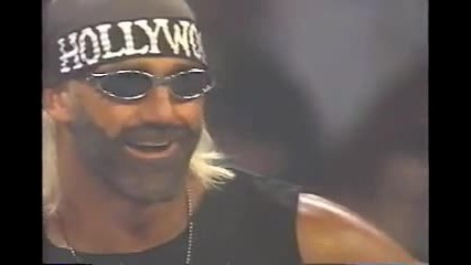 Wcw Nitro - Стинг пребива Ерик Бишоф и отправя послание към Nwo