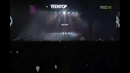 121202 mbc teen top crazy