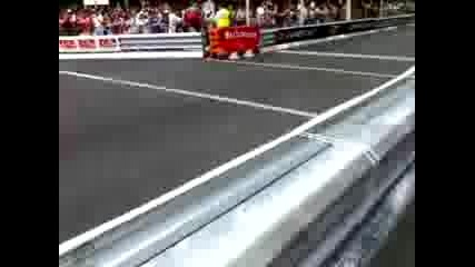 Ferrari F1 burnout