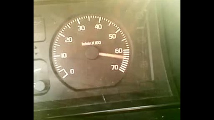 Renault 19 - 7 000 оборота 