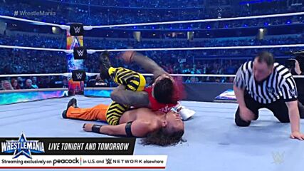 The Usos counter Shinsuke Nakamura's Kinshasa: WrestleMania 38 (WWE Network Exclusive)