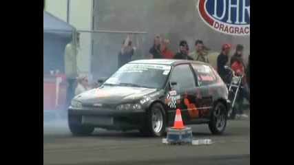 Honda Civic Killer - Bee Turbo Vs. Nissan Almera Turbo [koe]