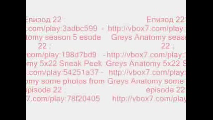 Greys Anatomy - Episode:5x 22,  23,  24 - stories