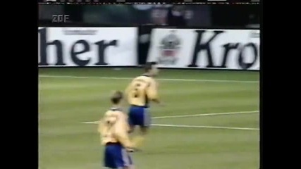 2000 Brondby (denmark) 0-sv Hamburg (germany) 2 champions League
