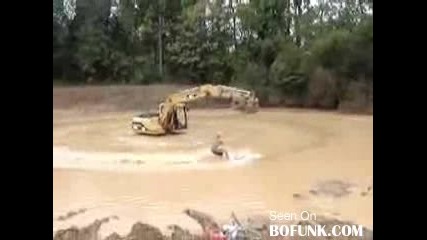 водни ски с багер