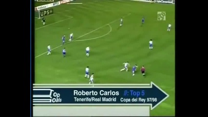 Краля на фанцовете ! Много красив гол на Roberto Carlos