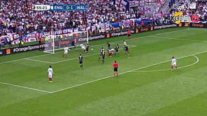 Англия 2 - 1 Уелс ( 16/06/2016 ) ( Евро 2016 )