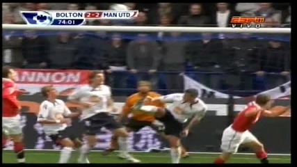 25.09.2010 Болтън 2 - 2 Манчестър Юнайтед гол на Майкъл Оуен 