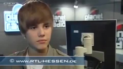 Justin Bieber interview on Rtl (2010) 