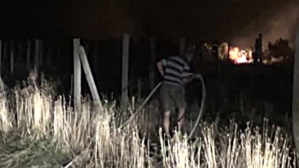 80 декара лозя унищожи пожарът край Благоевград - видео БГНЕС