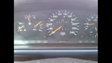 W124 на газ - обороти