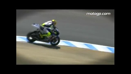 Rossi - Stoner Laguna Seca 2008 battle 