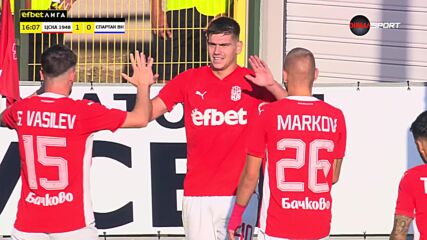 CSKA 1948 Sofia with a Goal vs. FK Spartak 1918 Varna