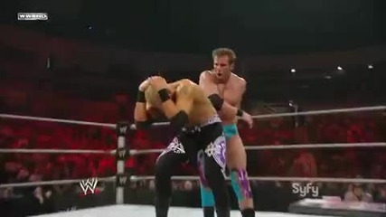 Zack Ryder's Tiger Bomb on Christian in Ecw