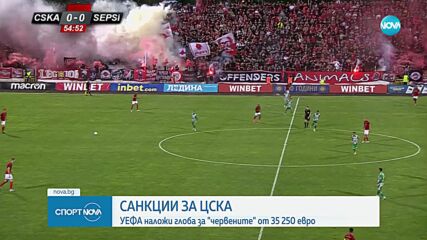 Санкции за ЦСКА