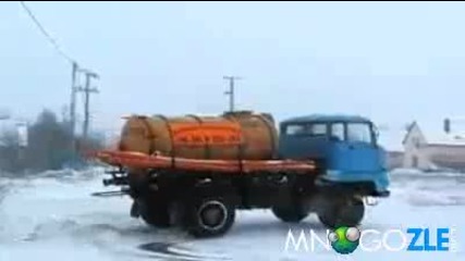 Голям дрифт с камион