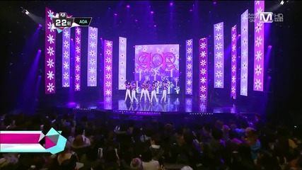 (hd) Aoa - Get Out ~ M Countdown (01.11.2012)