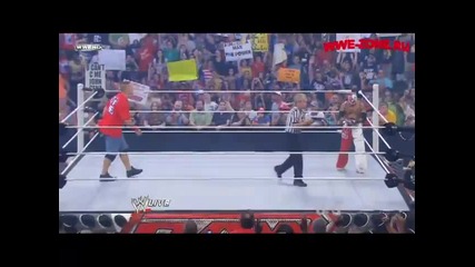 Rey Mysterio vs. John Cena (championship) _ Raw 25.07.2011