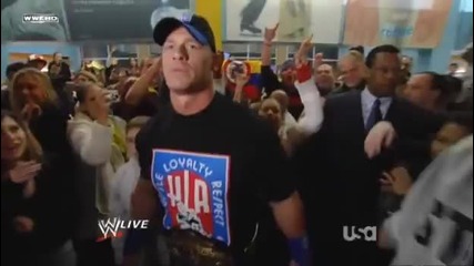 Wwe Raw 2008 John Cena's First Entrance As World Heavyweight Champion
