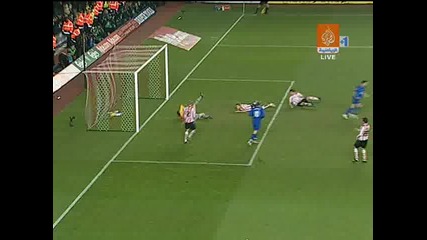 04.01.09 Саутхямптън - Манчестър Ю. 0:3 Дарън Гибсън Гол