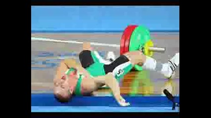 Weightlifting Accident - Beijing 2008