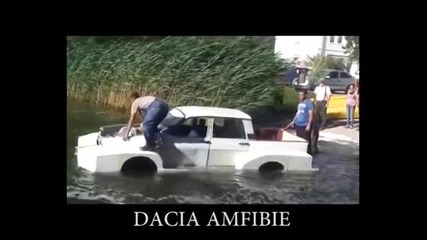Румънски Студенти създадоха плаваща Dacia
