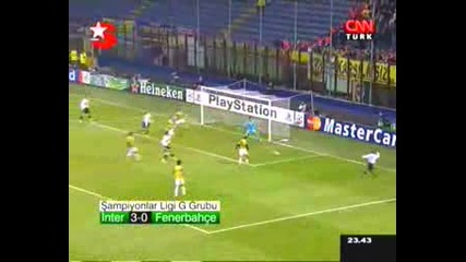 Интер 3 - 0 Фенербахче 27.11.2007