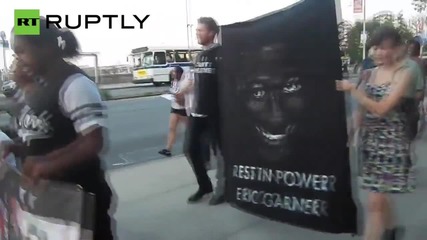 Eric Garner's Daughter Leads NYC Protest After Settlement