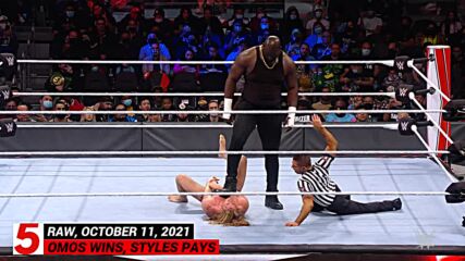 Top 10 Raw moments: WWE Top 10, Oct. 11, 2021