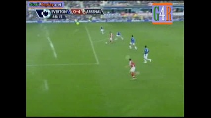 Everton - Arsenal 0 - 4 (1 - 6,  15 8 2009)