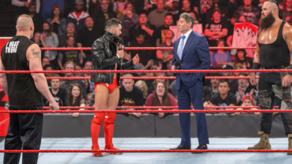 Finn Bálor stands up to Brock Lesnar, Braun Strowman and Mr. McMahon: Raw, Jan. 21, 2019