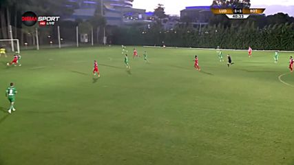 Лудогорец - Ботошани 1:1 /първо полувреме/