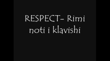 Respect - Rimi noti i klavishi